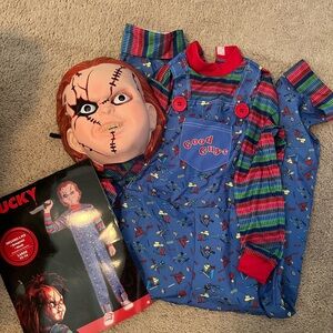 Party City Good Guys Costume Set - Blue and Red